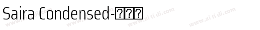 Saira Condensed字体转换